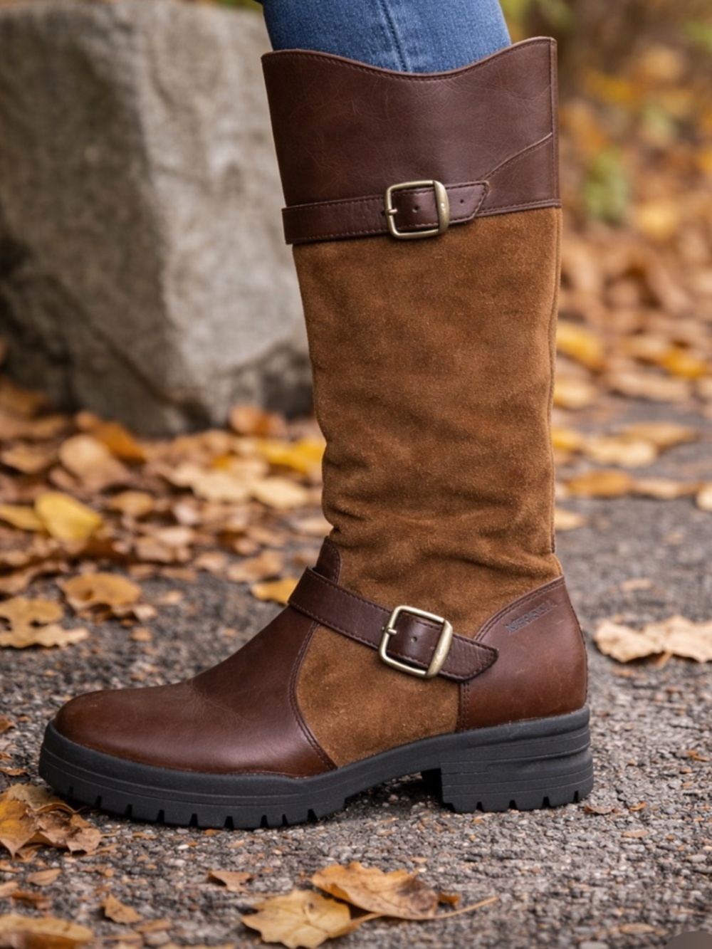 Merrell City Leaf Tall Boots Brown Size 10